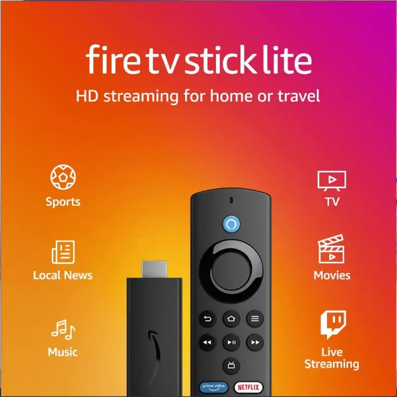 Amazon Fire TV Stick Lite With Alexa