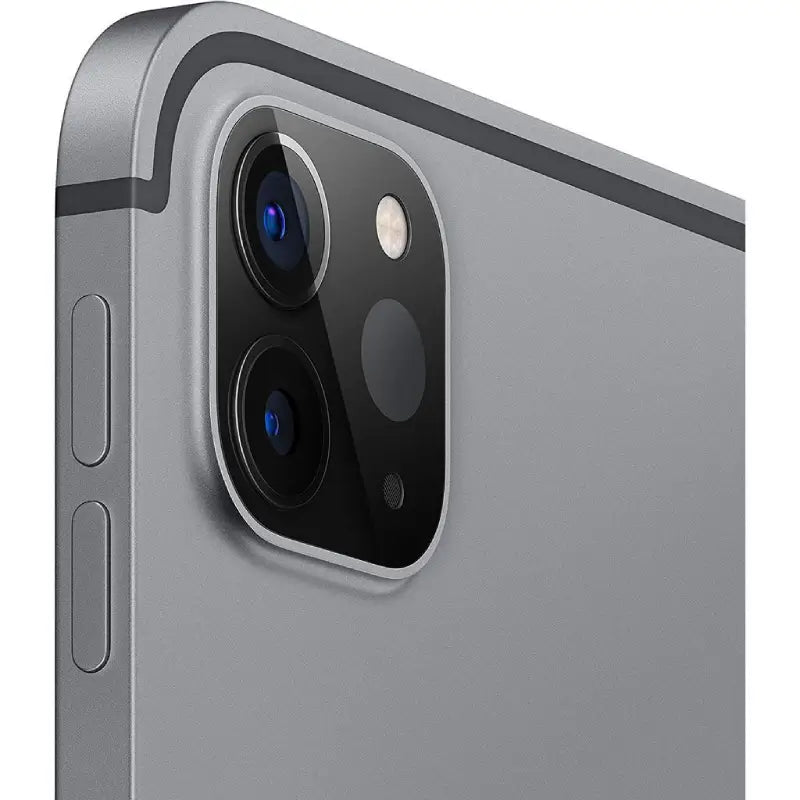 Apple iPad Pro 2nd gen 11-inch in Space Gray, featuring sleek dark gray back with dual rear cameras